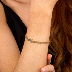 Bransoletka Damska Karl Lagerfeld CRYSTALS KLAYC32