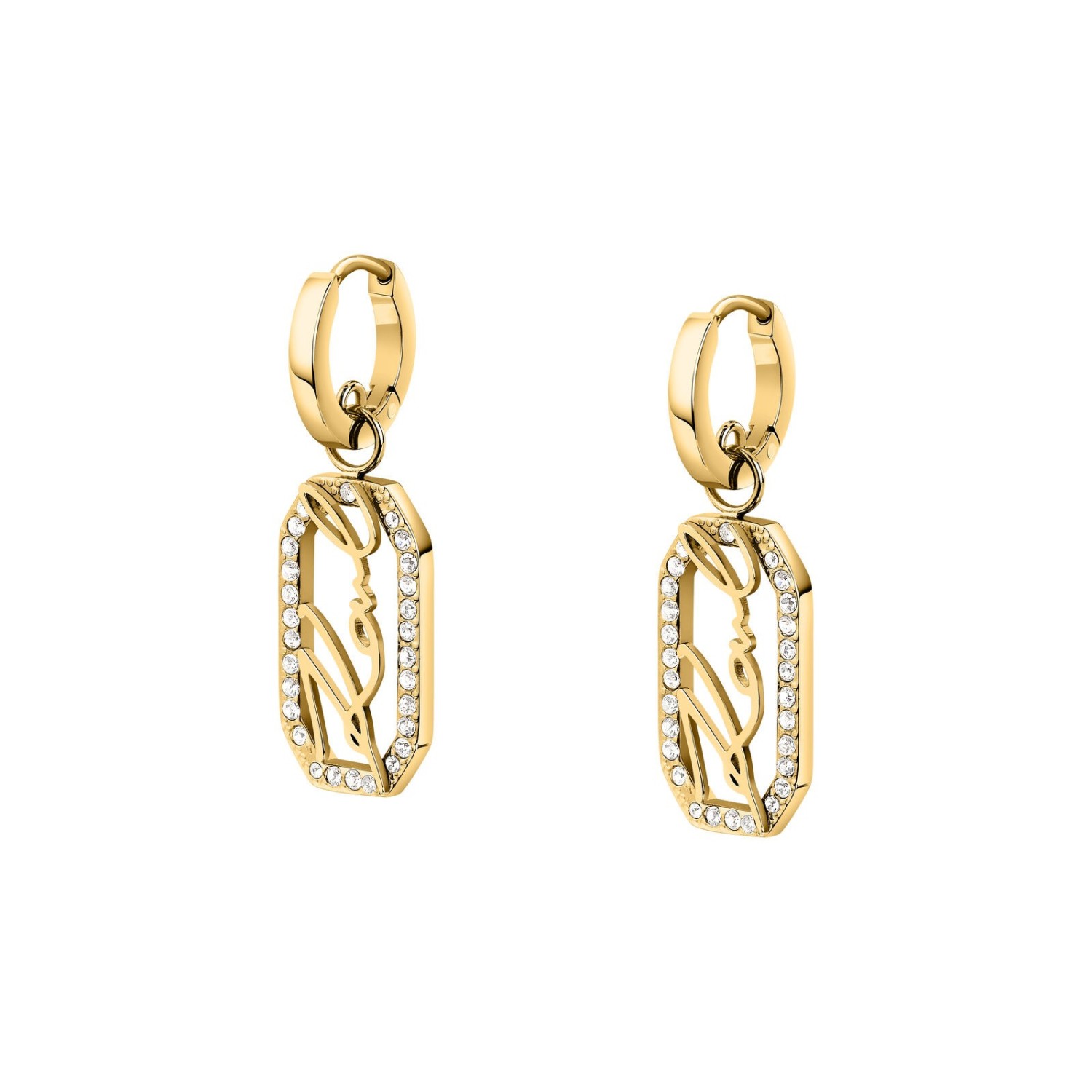 Kolczyki Damskie Karl Lagerfeld CRYSTALS KLAYC45