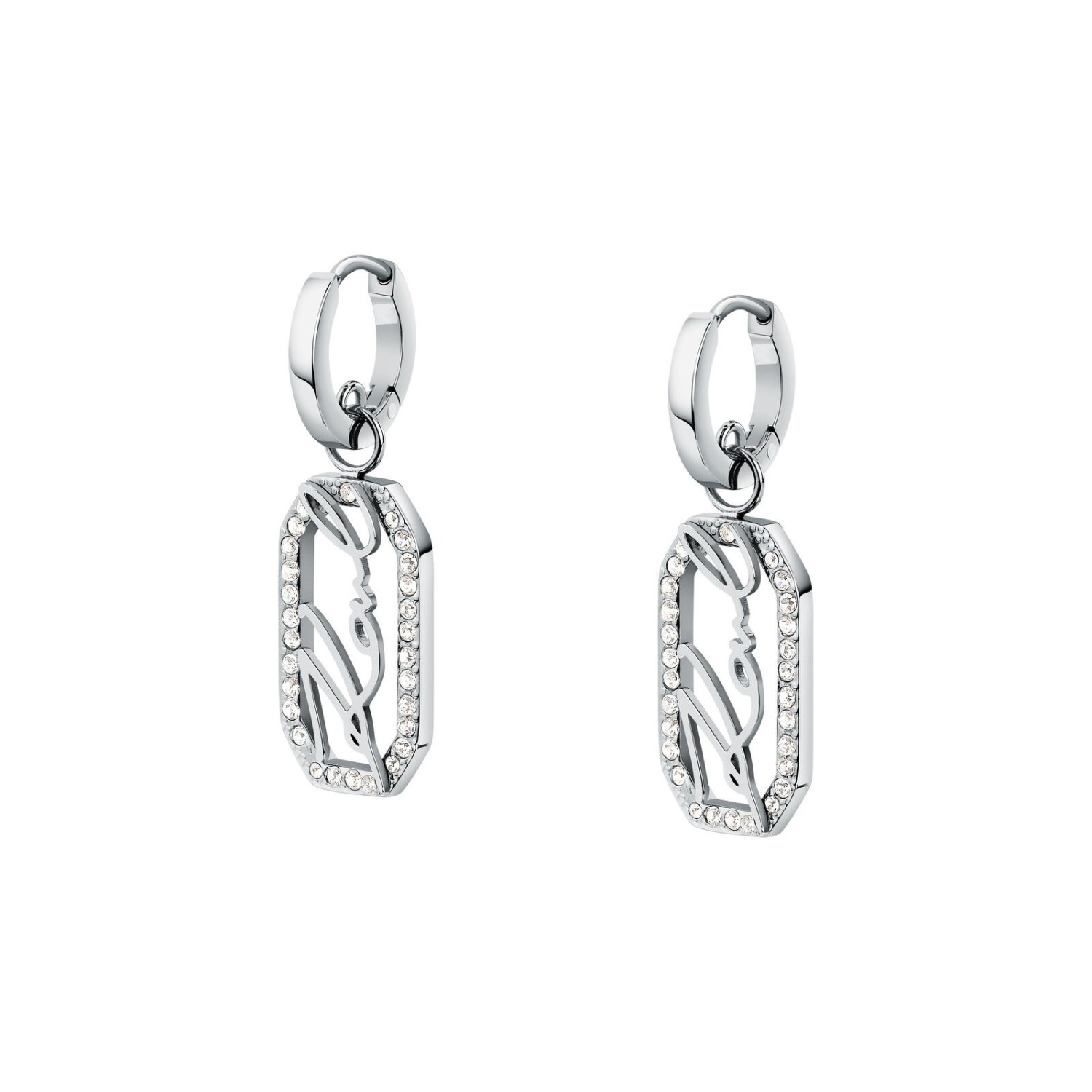 Kolczyki Damskie Karl Lagerfeld CRYSTALS KLAYC46