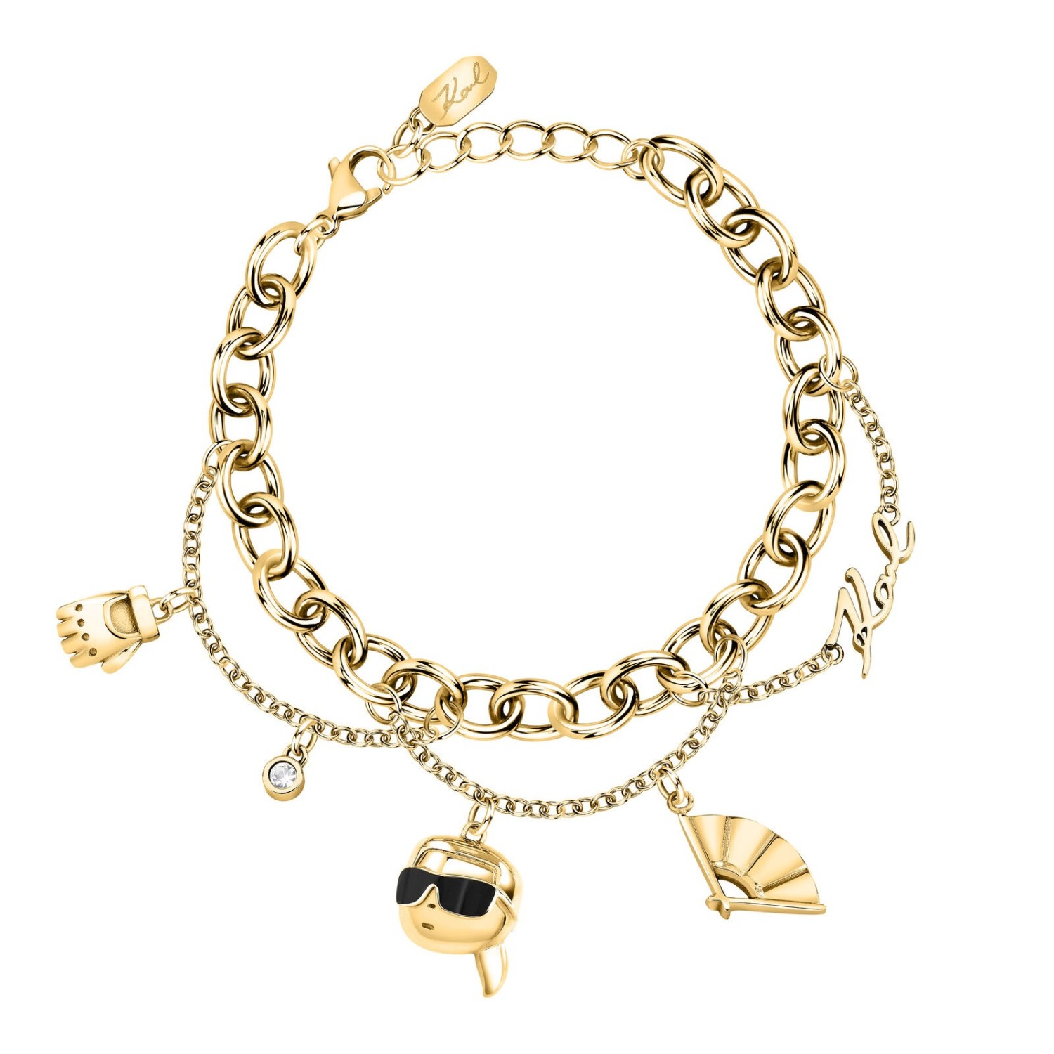 Bransoletka Damska Karl Lagerfeld CHARMS KLAYD11